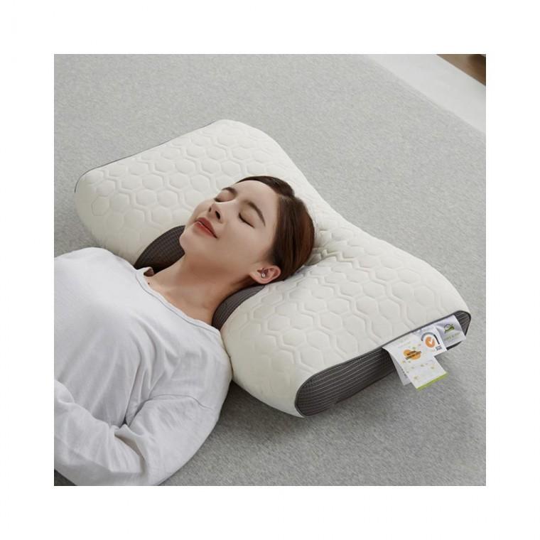 루미나D 거북목 베개 견인 경추 라텍스 메모리폼 배게 베게