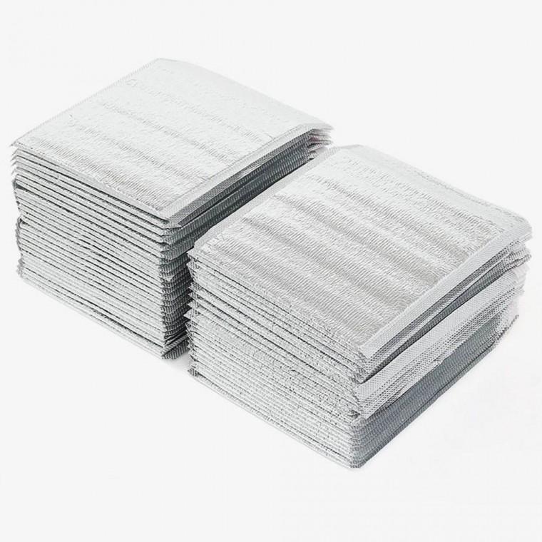은박 보냉봉투 50p 20x20cm 캠핑 소풍 나들이 고기