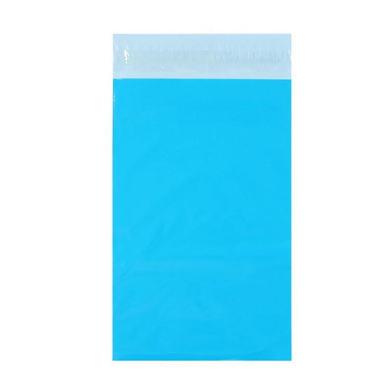 LDPE 택배비닐 100p 17x26cm 블루 질긴 포장지
