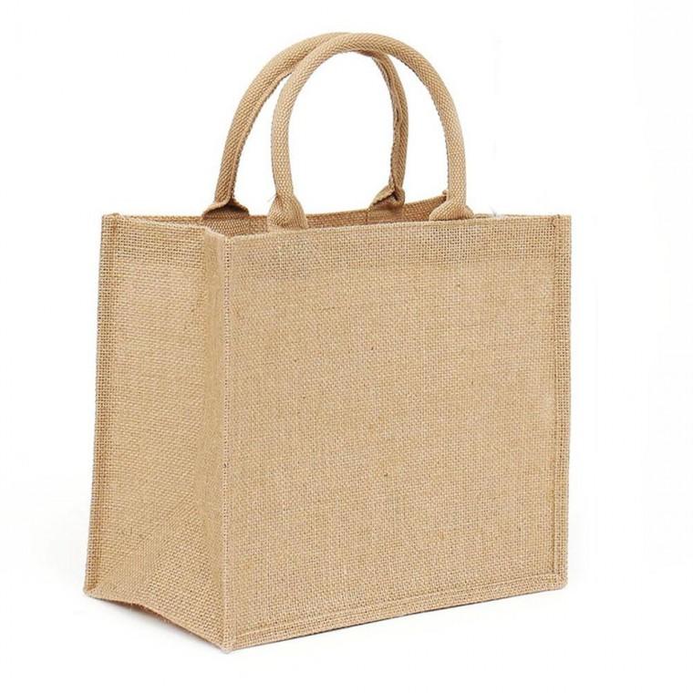 린넨 가방 31x27cm 토트백 보조 에코백 손잡이