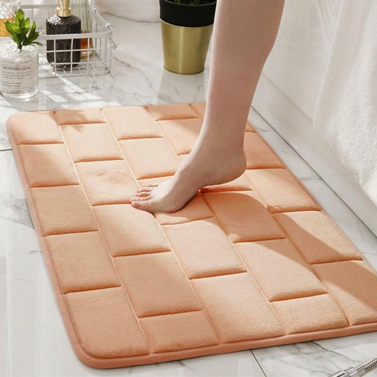 발매트 60x40cm 오렌지 입구 스펀지 부드러운