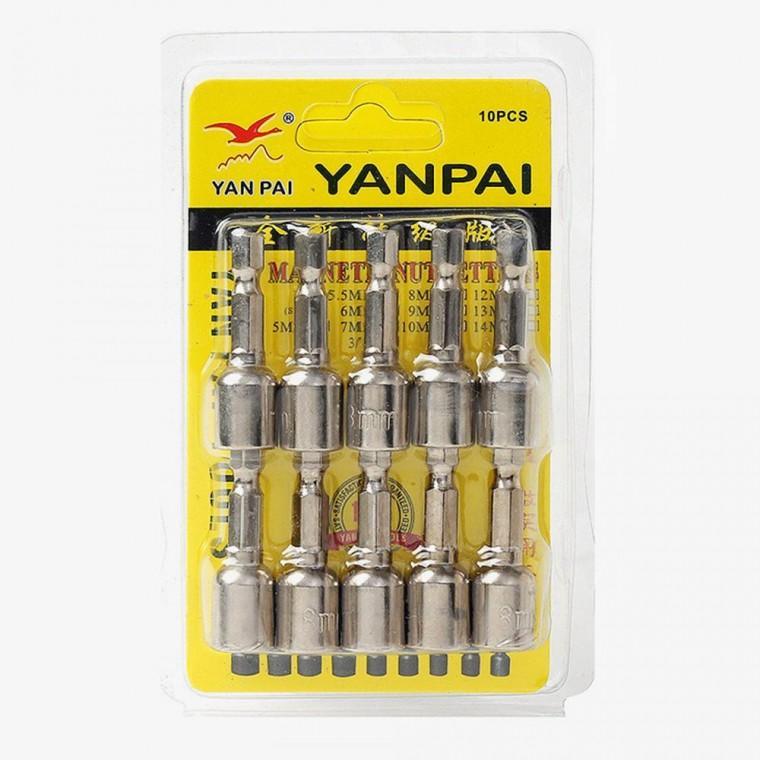 육각 비트소켓 10p 8mm 복스알 1/4 전기 볼트풀기