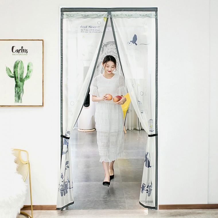 모기장 90x210cm 차단 문틀 도어 창문
