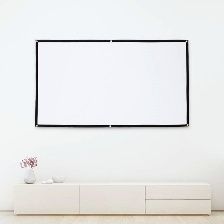 휴대용 빔스크린 16대9비율 203x115cm 감상 회의실