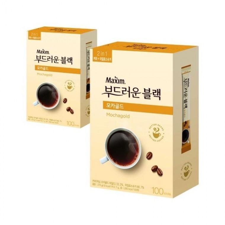 루미나D 맥심 모카골드 부드러운 100t 커피 블랙