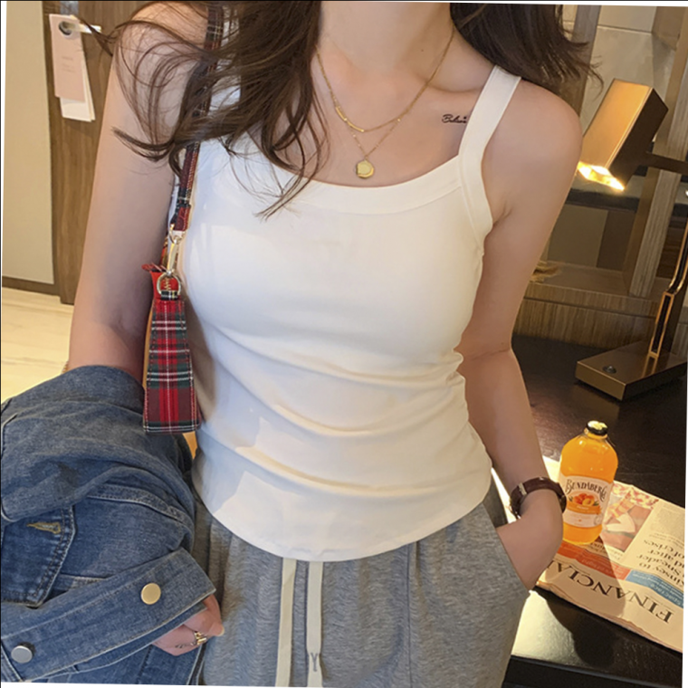 기본 민소매 데일리핏 캡나시 끈나시