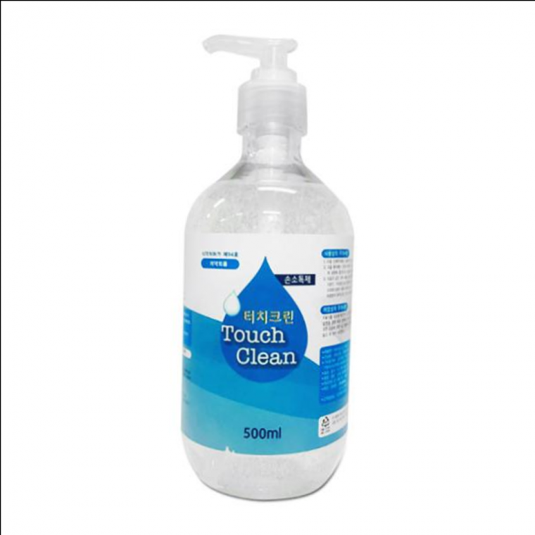 터치크린 손소독제 500ml 겔형 크린피스