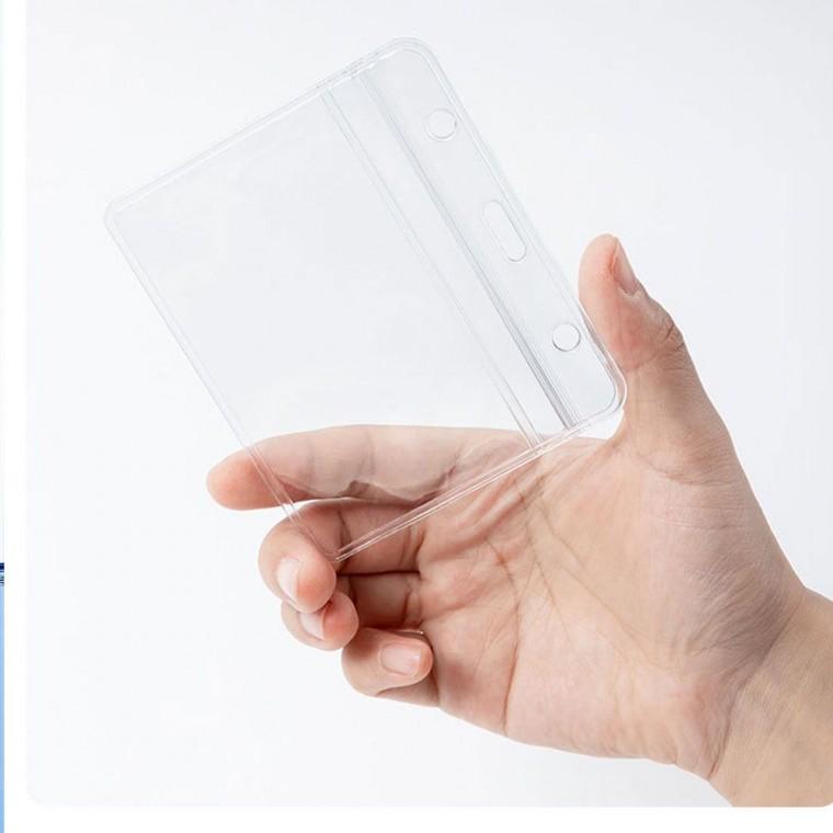 PVC 케이스 30P 목걸이 미포함 회사 출입증 명찰 투명 신분증 병원 사원증 학생증
