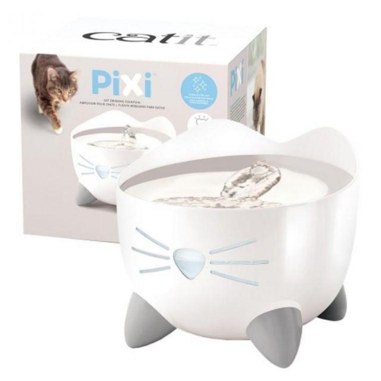 스테인리스 캣잇 정수기 2.5L 화이트 고양이 PIXI 하겐