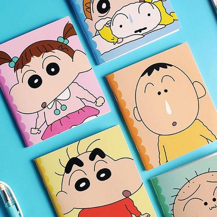 공책 중철 캐릭터 5P 무선 미니 노트 작은 무지