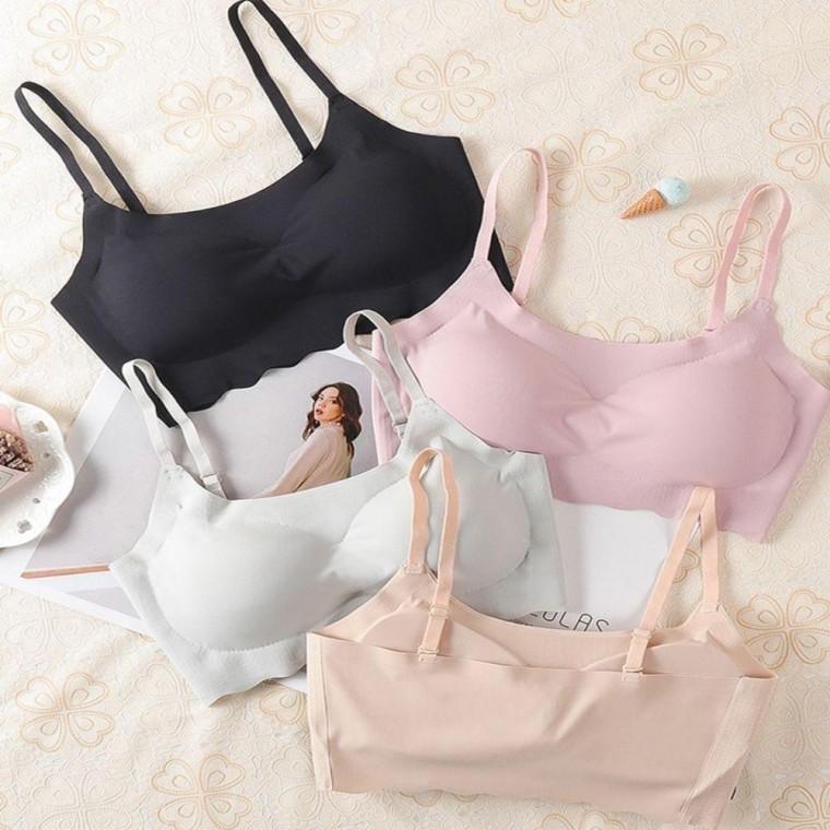 여자속옷 4컬러 여성브라 U넥 심리스 물결라인 브라