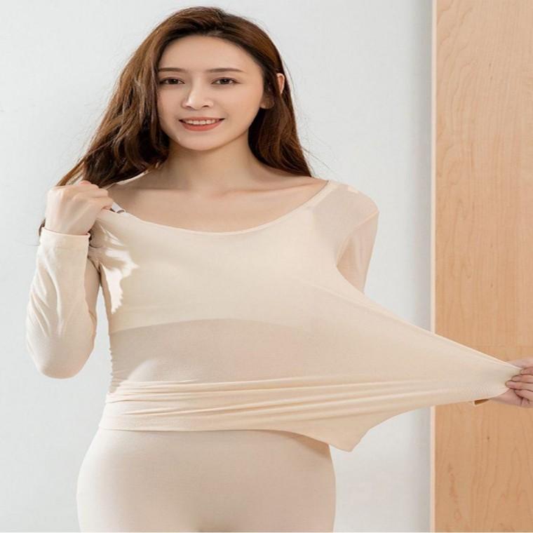 초경량 초경량내의 블랙 스킨 내복세트 초슬림 여자
