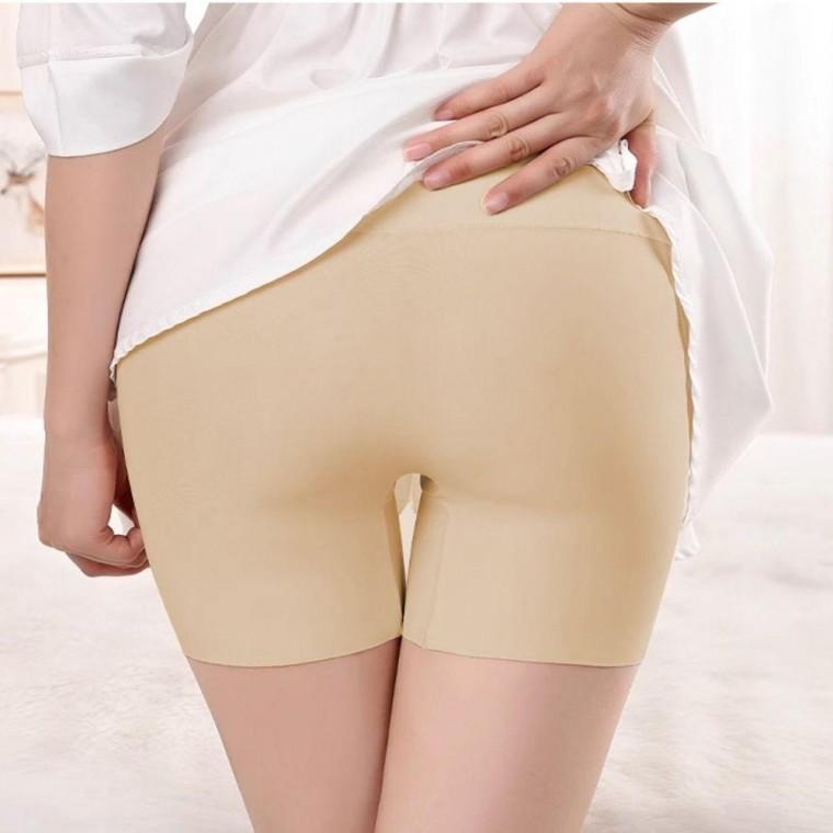 3컬러 여자 소프트 하이웨스트 슬림 사각팬티