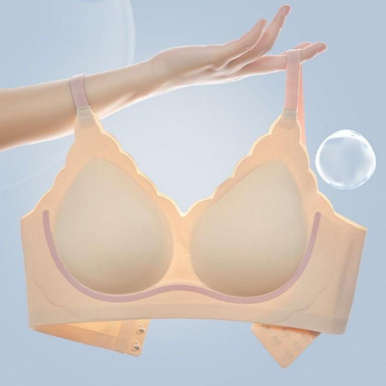 노와이어브래지어 심리스브라 노라인브라 배색 햄라인