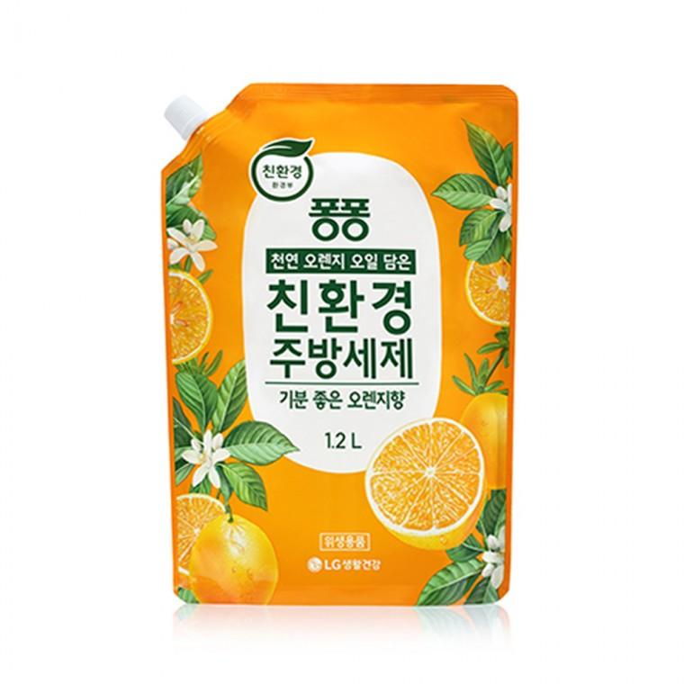 [도매포유]퐁퐁 친환경 주방세제 오렌지향 1.2L