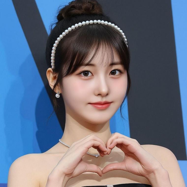 미니 진주 펄 헤어밴드 머리띠(소)