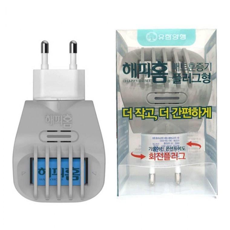 간편보관 해피홈 플러그형훈증기+파워매트30매 1set
