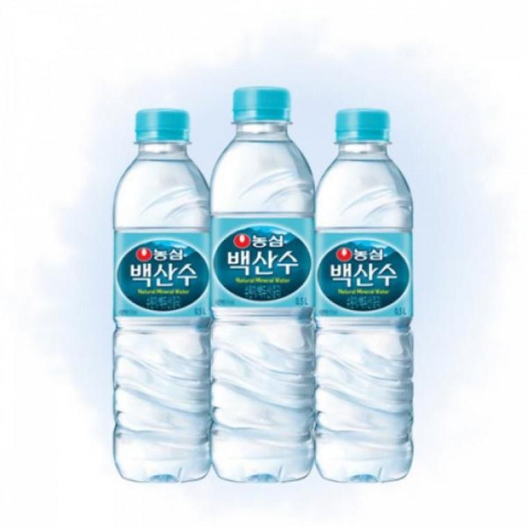 농심 백산수 생수 500ml x 20병