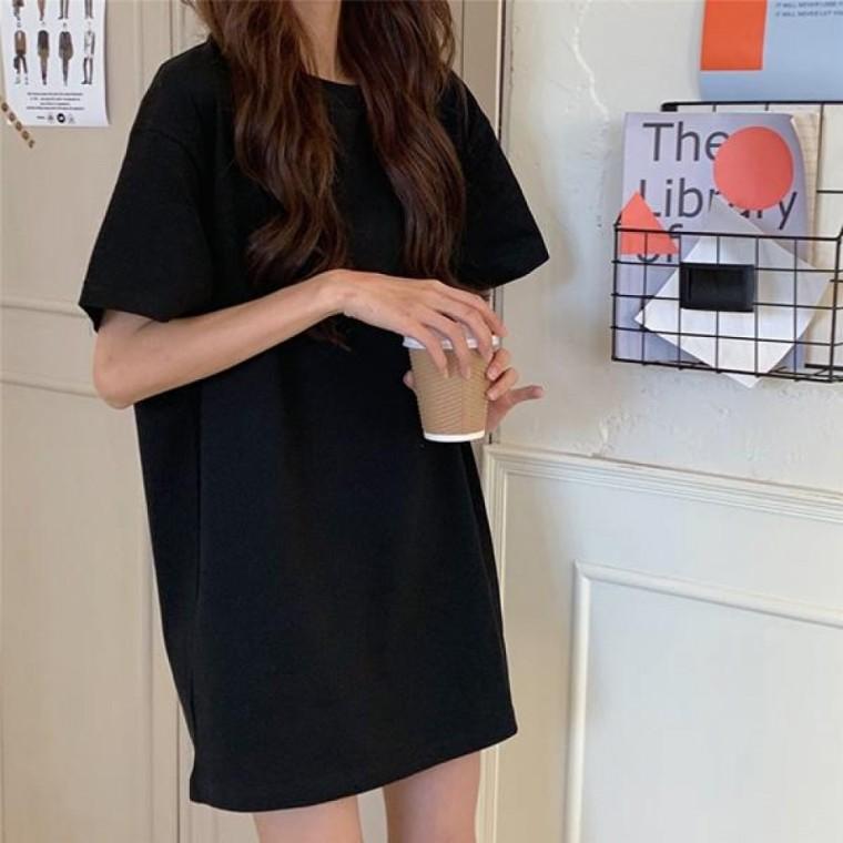 여성무지박스티 여자반팔티 여성티셔츠 여행셔츠