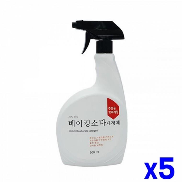 뿌리는 베이킹소다 세정제 900ml x5개 천연세정제