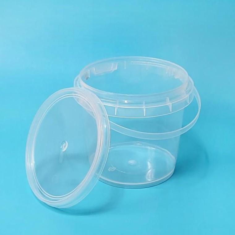 투명 손잡이 원형 바스켓 쿠키통 포장 구디백 300ml