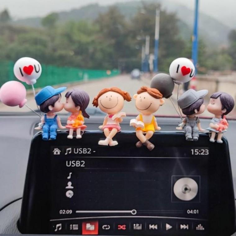 네비게이션 피규어 차량용 대시보드 악세사리 인테리어 인형