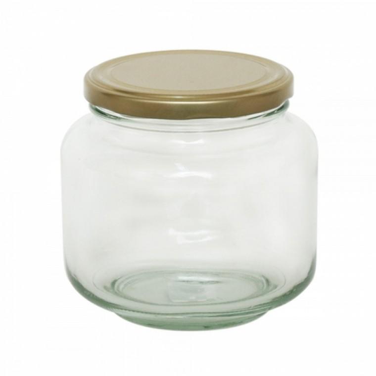 유리병 저장용기 L형 500ml