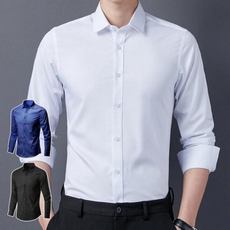 남자 가을 와이셔츠 긴팔 남방 드레스셔츠