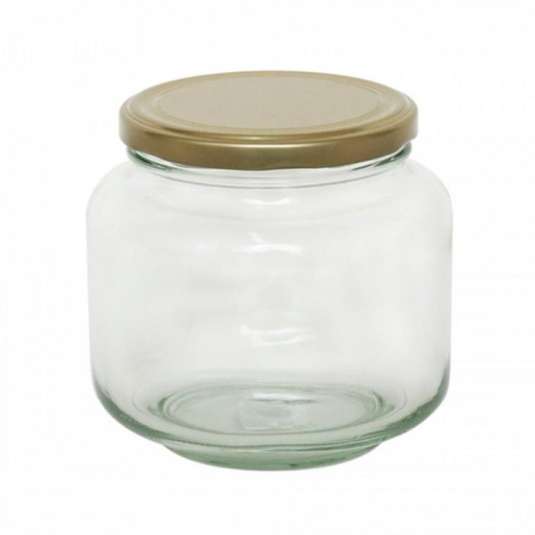 유리병 저장용기 L형 500ml