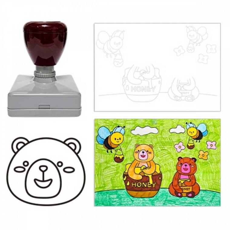 곰 도장그림