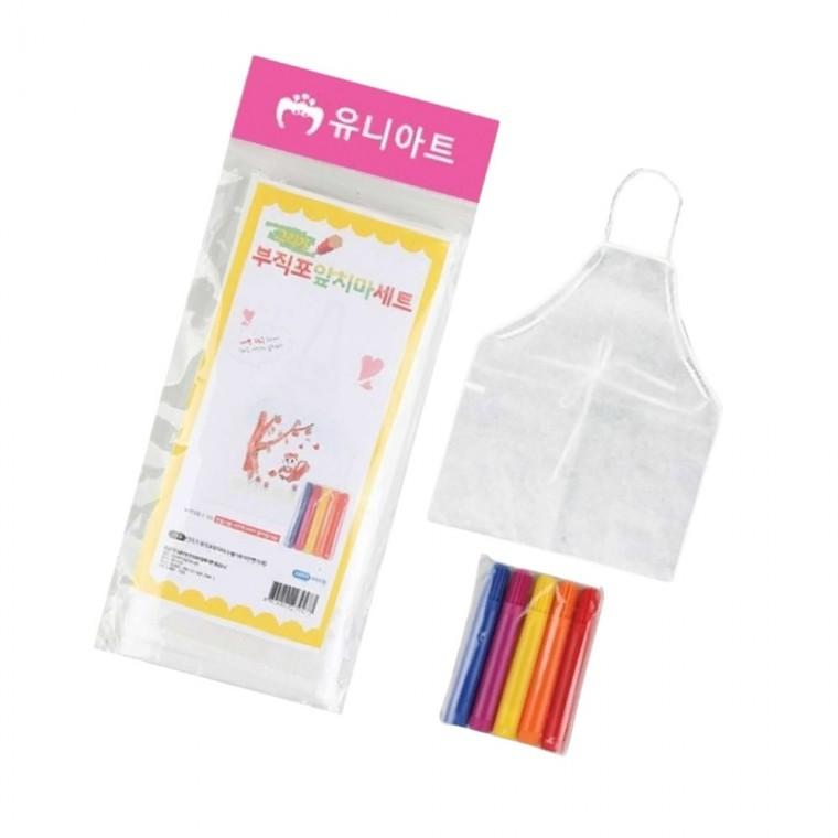 부직포 앞치마 만들기 1세트 일회용부직포앞치마
