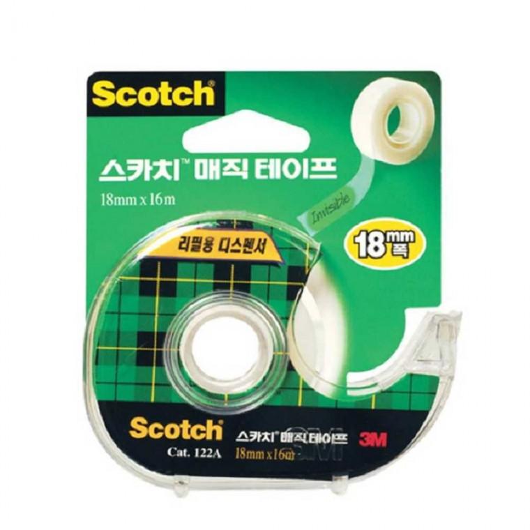 매직테이프 뉴플레이드 디스펜서 18mm 리무버블테이프