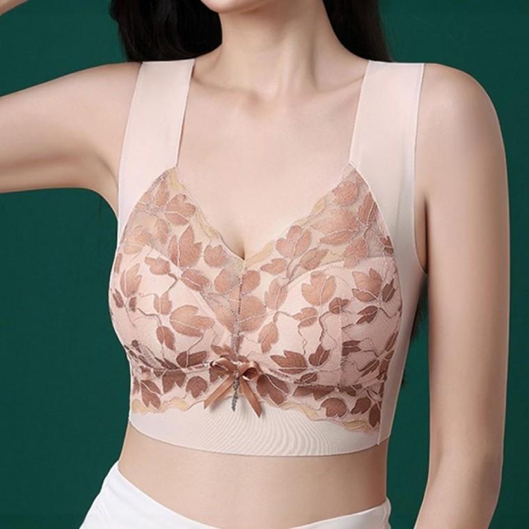 여성 노와이어 심리스 숨브라 브라렛 노후크 수면브라