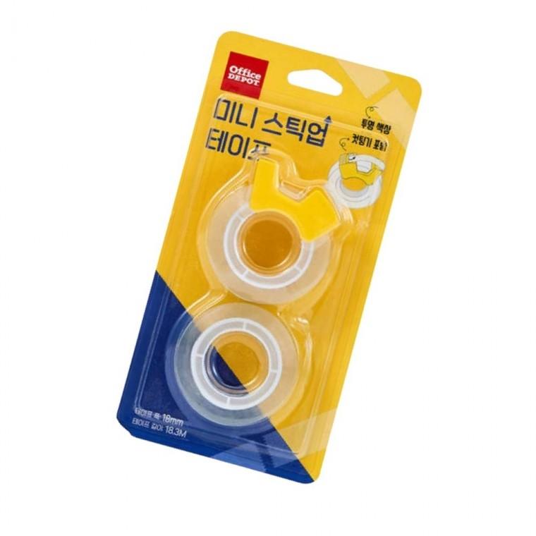 미니 스틱업 투명 테이프 2개입 투명테이프
