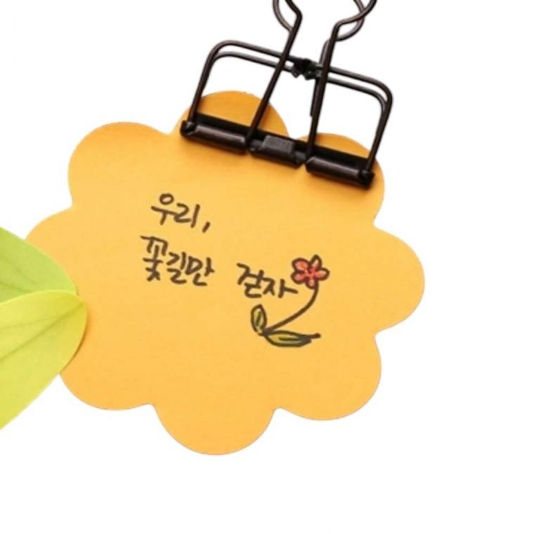 스티키 노트 꽃 50매 점착메모지