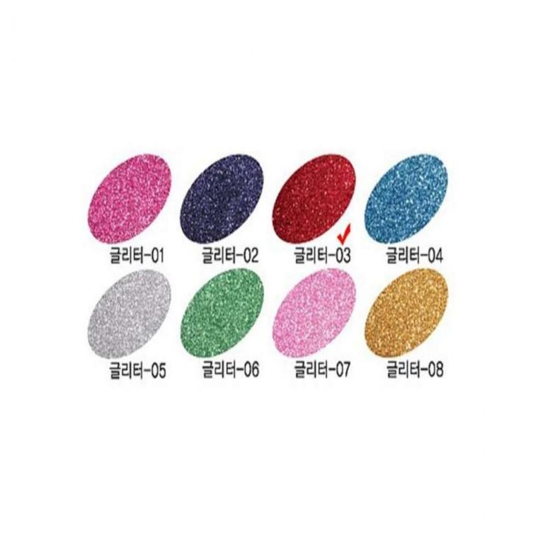 글리터펠트 접착 03 23x31cm 레드 1장 반짝이필름
