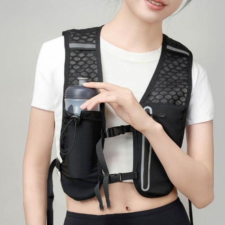 남녀공용 5컬러 물병수납 세로포켓 러닝조끼 마라톤