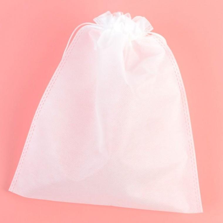 부직포 중형 파우치 1p 휴대용 주머니 소품 보관 여행