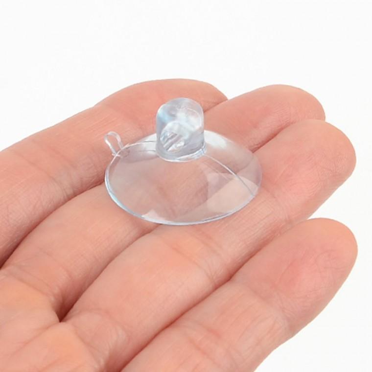 흡착판 큐방 26mm 1000개입 빨판 부착 고정 투명 원형 흡착 거치대