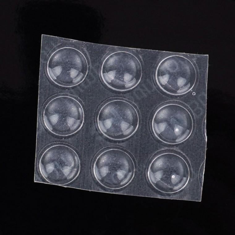 미끄럼 방지 투명 도트 9개 접착 원형 8mm 바닥 논슬립 패드