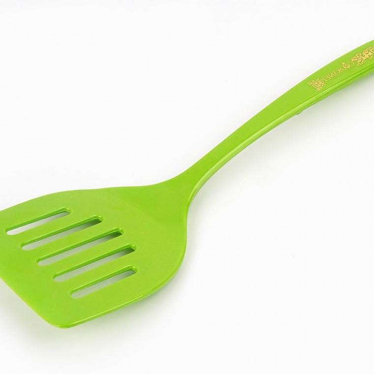 반원형 뒤집개 멜라민 조리 도구 곡선 헤드 부침개 전 볶음 요리 주방 기구