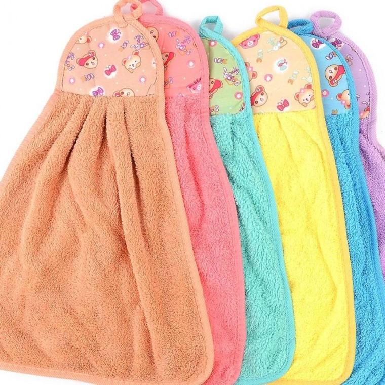 부채꼴 극세사 주방 타월 물기제거 세척 설거지 흡수 마이크로파이버 청소포 수건