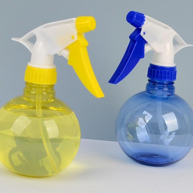 300ml 투명 컬러 분무기 화분 물주기 헤어 미스트 청소 스프레이 병