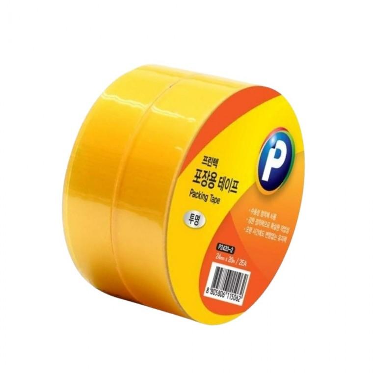 포장용 테이프 투명 24x20m 2개입 박스테이프