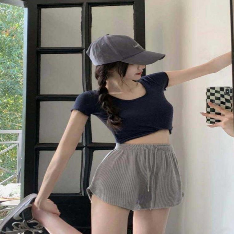 여성 5컬러 꾸안꾸룩 마실룩 여름 밴딩 A라인 숏팬츠
