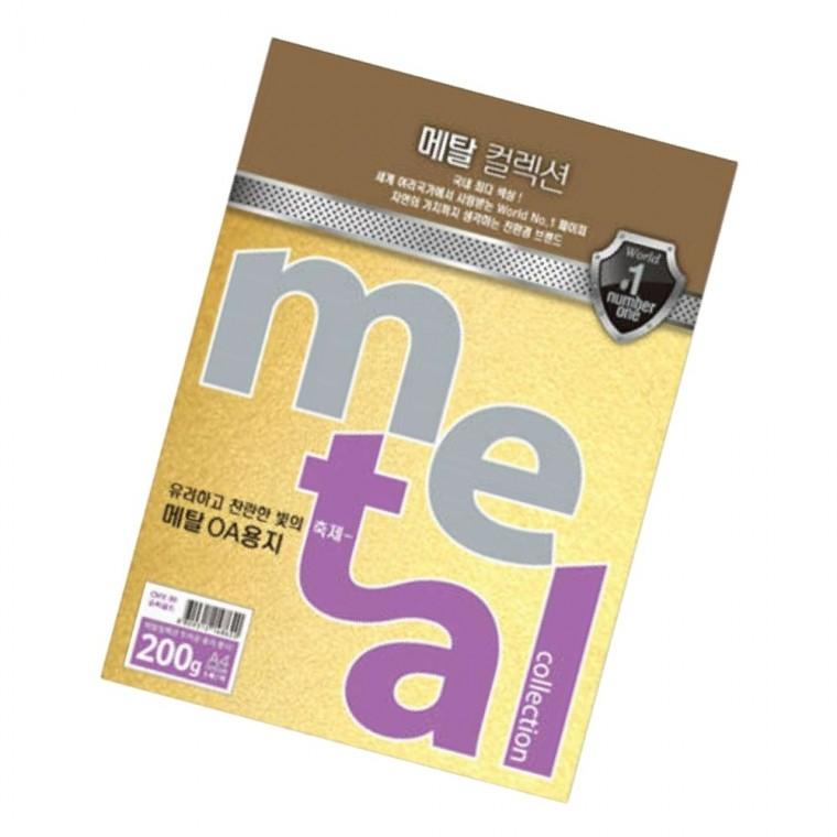 OA용지 A4 200g 5매 수퍼골드 보고서용지