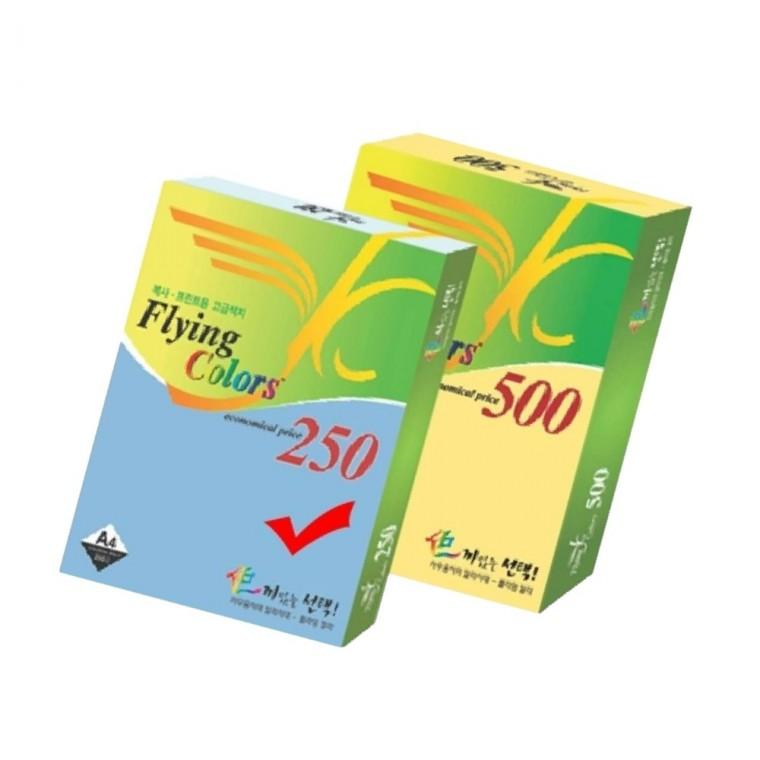 칼라용지 80g A4 250매 5색혼합 팬시페이퍼