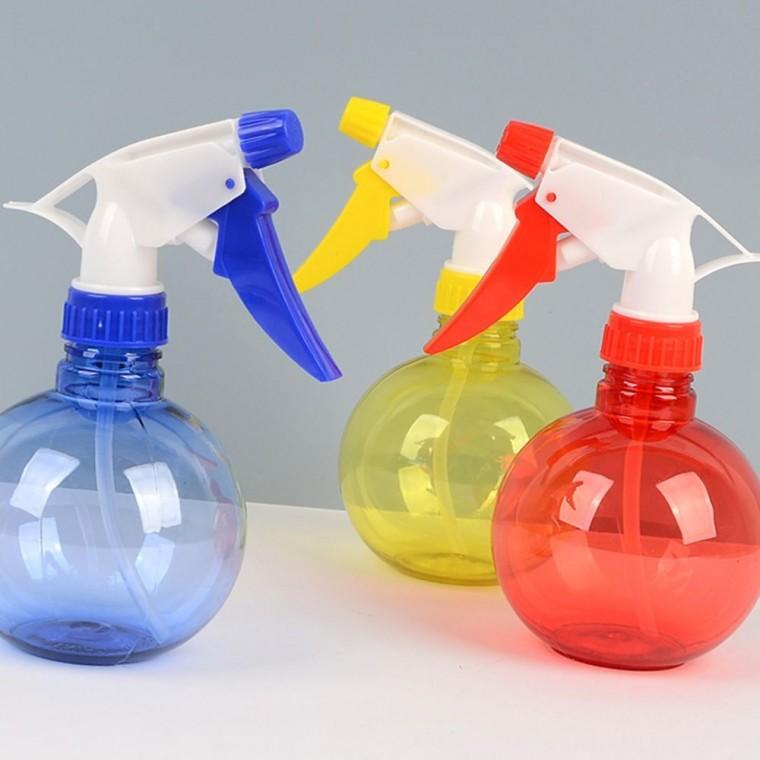 300ml 투명 컬러 분무기 원예 청소 세정 스프레이 물뿌리개