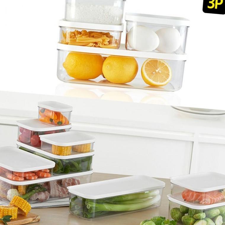 냉장고 밀폐 보관함 소분 반찬 정리 냉장 냉동 투명