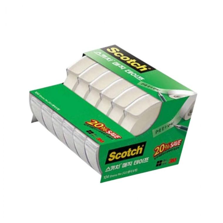 매직테이프 12mm 6개 알뜰팩 필기테이프